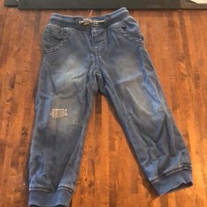 Toddler Boys Osh Kosh Denim Jean joggers 3T